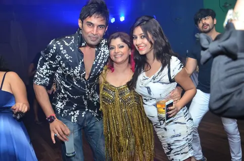 Rahul Raj and Pratyusha Banerjee at Janvi Vora's Birthday Bash