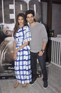 Athiya Shetty and Sooraj Pancholi for Promotions of Hero at Gold's Gym