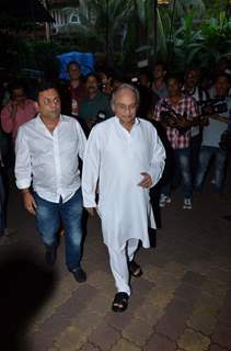 Anandji Virji Shah at Aadesh Shrivastava's Prayer Meet