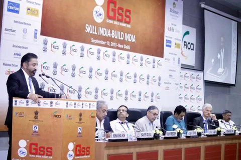Kamal Haasan at Global Skills Summit 2015