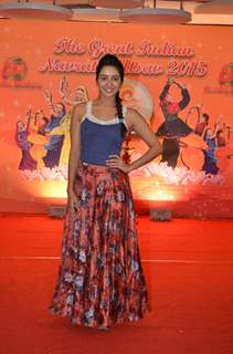 Asha Negi at Country Club Navratri Press Meet