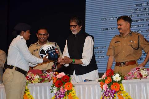 Amitabh Bachchan at Road Traffic Awareness Event