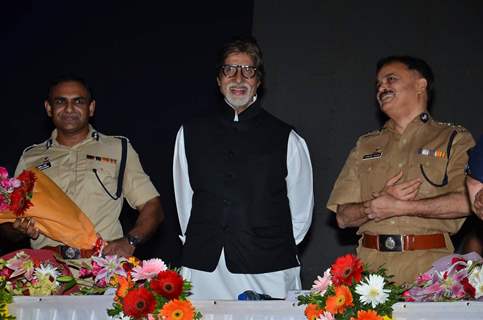 Big B at Road Traffic Awareness Event