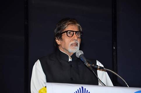 Amitabh Bachchan Spread Road Traffic Awareness at an Event