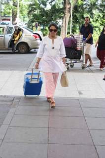 Tanuja Snapped at Airport