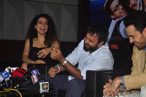 Kangana Ranaut, Nikhil Advani and Imran Khan for Promotions of Katti Batti