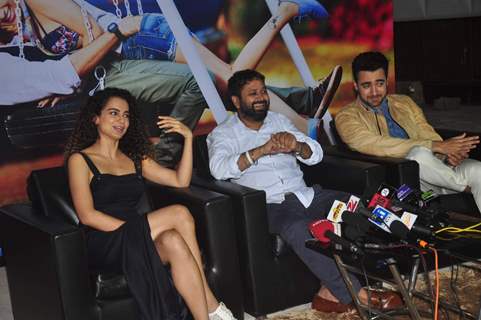 Kangana Ranaut, Nikhil Advani and Imran Khan for Promotions of Katti Batti