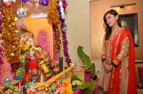 Hrishita Bhatt's Ganeshotsav Celebration