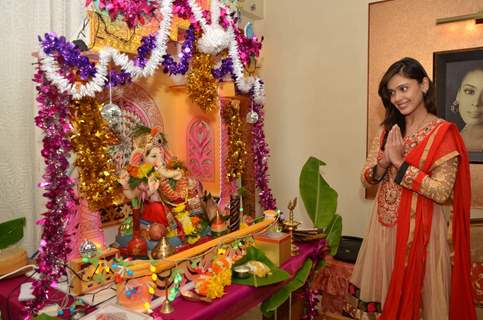 Hrishita Bhatt's Ganeshotsav Celebration