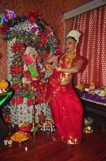 Rakhi Sawant's Ganpati Celebration