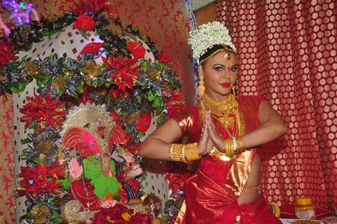 Rakhi Sawant's Ganpati Celebration