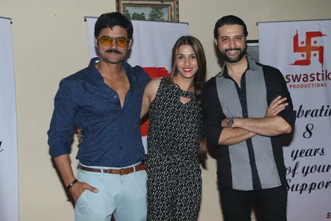 Manav Gohil, Shilpa Agnihotri and Apurva Agnihotri at Siddharth Kumar Tewary's Birthday Bash