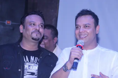 Rahul and Siddharth Kumar Tewary at Birthday Bash