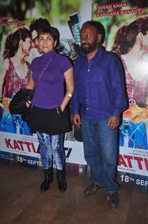 Ketan Mehta and Deepa Sahi pose for the media at the Special Screening of Katti Batti