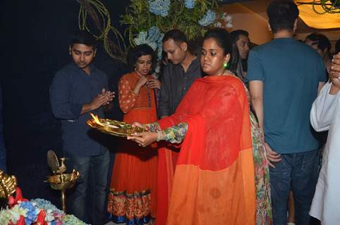 Arpita Khan Does Ganpati Pooja at Salman's Residence