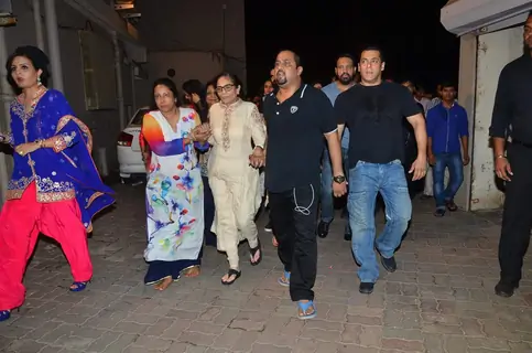 Salman Khan's Ganesh Visarjan Procession