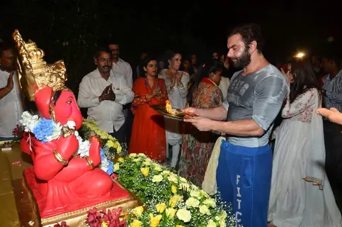 Sohail Khan During His Ganesh Visarjan Procession