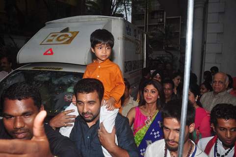 Shilpa Shetty and Raj Kundra's Ganpati Visarjan!