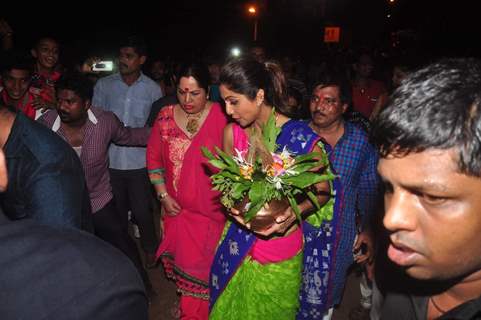 Shilpa Shetty's Ganpati Visarjan!