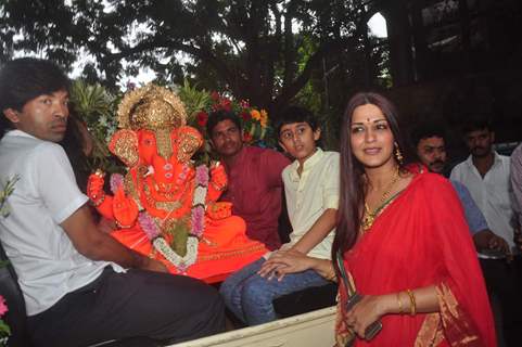 Sonali Bendre's Ganesh Visarjan