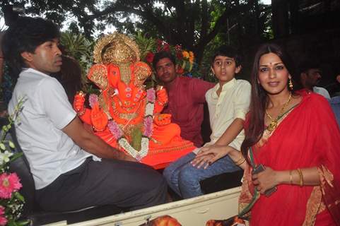 Sonali Bendre's Ganesh Visarjan