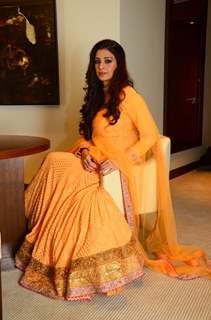 Tabu poses for the media at the Launch of Mayyur Girotra Store in Dubai