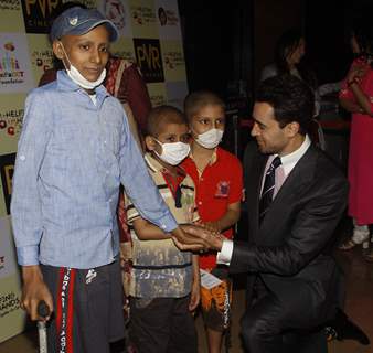 Imran Khan was snapped interacting with Kids at the Special Screening of Katti Batti