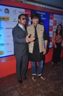 Vivek Oberoi and Gulshan Grover at the Glow Show Event