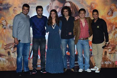 Whole Cast of Tamasha at Trailer Launch