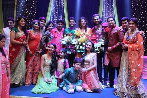 Diganth, Karan V Grover and Anushka Ranjan Promotes Wedding Pullav on Yeh Rishta Kya Kehlata Hai