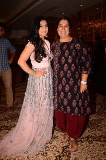 Sonal Jindal with Reena Dutta at Medusa Exhibition