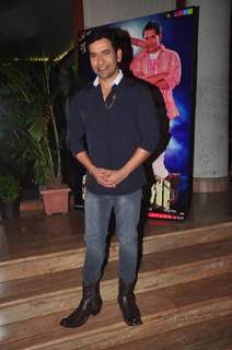 Dinesh Lal Yadav poses for the media at the Music Launch of 'Ghulami'