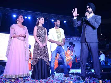 Singh is Bling Team during the Promotions in Delhi