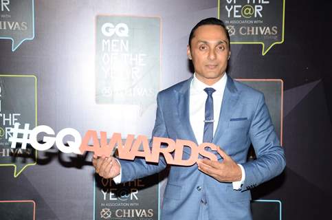 Rahul Bose poses for the media at GQ India Men of the Year Awards 2015