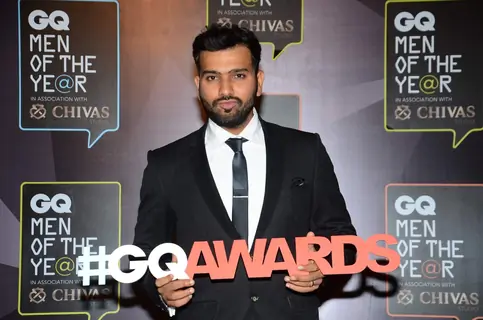 Rohit Sharma at the GQ India Men of the Year Awards 2015