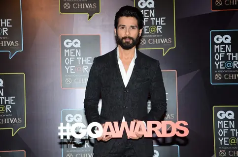 Shahid Kapoor at the GQ India Men of the Year Awards 2015