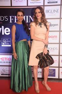 Malaika Arora Khan and Suzanne Khan at Femina Style Diva &#8203;West &#8203;Awards 2015