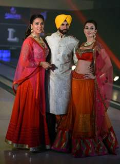 The Singh Is Bling cast at the Bling Fashion Show