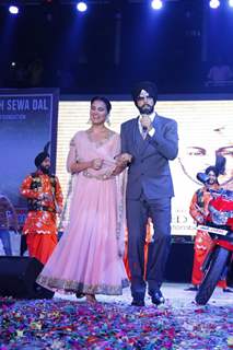 Lara Dutta and Akshay Kumar at the celebrations of Bhagat Singh's birth anniversary