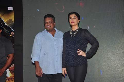 Aishwarya Rai Bachchan and Sanjay Gupta at the Promotions of Jazbaa