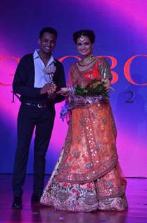 Dia Mirza felicitated at the Globoil Awards