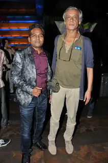 Girish Wankhede with Sudhir Mishra at the Birthday Bash