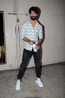 Shahid Kapoor Snapped at Mehboob Studios