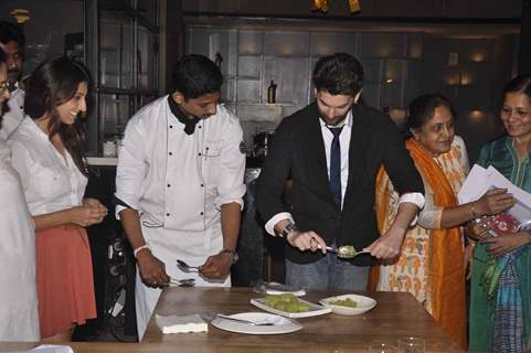 Neil Nitin Mukesh Tastes Food at Cooking Event at Tilt