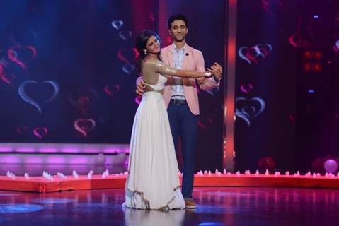 Raghav Juyal and Shakti Mohan During Promotions of Singh is Bling on Dance Plus