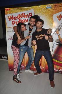 Anushka Ranjan, Diganth and Karan V Grover Does Promotions of Wedding Pullav