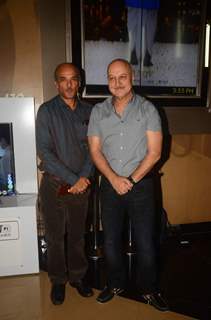 Sooraj Barjatya and Anupam Kher at the Trailer Launch of Prem Ratan Dhan Payo