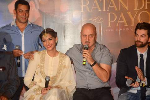 Anupam Kher speaks about Sonam Kapoor at the Trailer Launch of Prem Ratan Dhan Payo