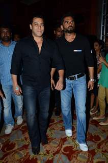 Salman Khan was snapped at the Launch of Sunil Shetty's Fitness Channel