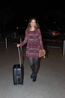 Esha Gupta was snapped at Airport